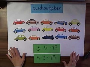 Einmaleins - Tauschaufgaben
