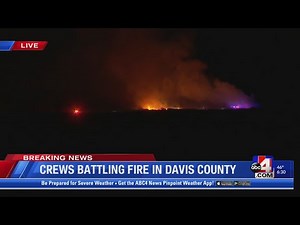 Davis County fire west of Legacy Parkway