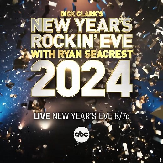 Ryan Seacrest will return to Times Square for the 19th time to host "Dick Clark's New Year's Rockin' Eve!" The fun starts tomorrow at 8 p.m. on ABC7! 🪩🍾🥂 | ABC7