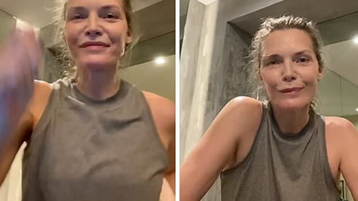 Michelle Pfeiffer gets in shape for her upcoming role in Ant Man