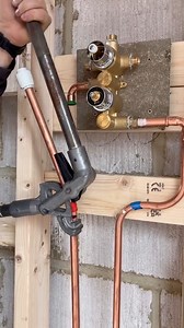 9.3K views · 23 reactions | First fixing a shower valve bending copper into place! | JEWAR PRESS | Facebook