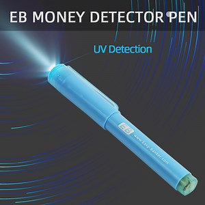 [Hot Item] DC-1379B1C 2 in 1 Detector Pen with UV Light Counterfeit Bank Note Tester Pen with Ball-Point Convenient Handy Fake Money Detector Ball-Pen
