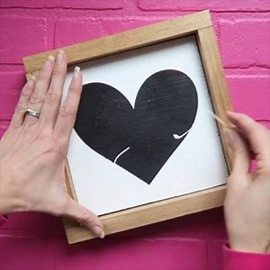 Craft Projects that you make for Valentine's decor but that can be used year-round are pretty much the best!! Grab all the details about STENCIL VINYL and the info FREE CUT FILE, here ---> http://www.sugarbeecrafts.com/2018/01/stencil-vinyl.html | Sugar Bee Crafts