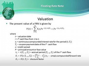 Introduction to Floating Rate Notes (FRNs) Product and Valuation