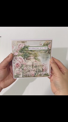 Pop-up card for a garden wedding | Handmade Boutique