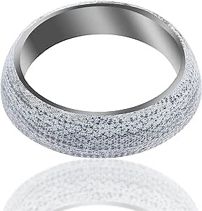 carleef ID 65mm Car Exhaust Manifold Gasket,Automotive Replacement Exhaust Flange Gasket for Original Car Accessories,Graphite Construction Exhaust Donut Gasket Muffler Gasket (65mm), Silver