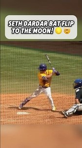 SETH DARDAR BAT FLIP TO THE MOON 🤯 🌕 #baseball