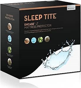 MALOUF LT Bed Bug Proof Waterproof Mattress Encasement Protector-Queen