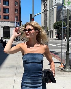 Our Kayla Dress is ready for her close up.✨ Turn on our notifications to be the first to shop! 📸 @synnoveardal | Level 99 Denim