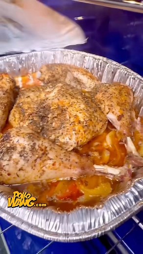114K views · 2.7K reactions | Mammah! I decided to make Baked Turkey Parts with Dressing turkey dripping gravy. | Pollo Wang Podcast | Facebook