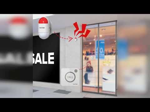Review: Panic Button Alarm for House Remote Control Strobe Siren Alarm System Sound & Light Em...
