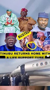 Strange as Tinubu returns with life support tube | KVNG Stefantv