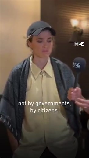 1K views · 33 reactions | The French actress Adele Haenel is joining the 'Sumud' Flotilla to break the seige imposed by the Israeli occupation, in solidarity with Palestine, denouncing the ongoing genocide on gaza and complicity of the French government. | PBI Story | Facebook