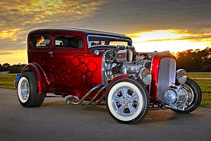 This Wild ’32 Sedan Helped Promote the Radir Wheel Company