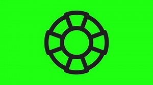 Black Ring Circle On Neon Green Stock Footage Video (100% Royalty-free) 3928263265 | Shutterstock