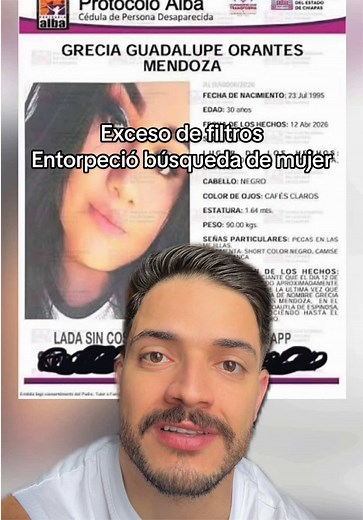 Casi no consiguen a una mujer desaparecida por exceso de filtros en sus fotos 😐😂