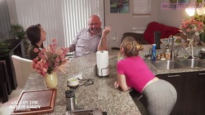 Freya Von Doom - Sex Freak Daughter Visits Her Step Dad And Fucks