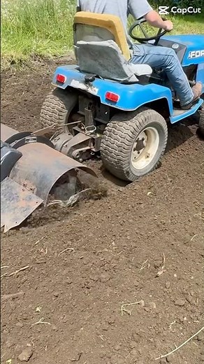 Ford LGT18H Tilling The Garden #fordmotorcompany #masseysnmaples #revival #gardenequipment #sub