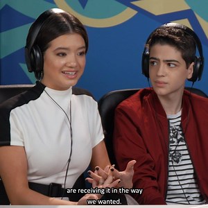 The Andi Mack cast gets to see what these people think about them! | REACT