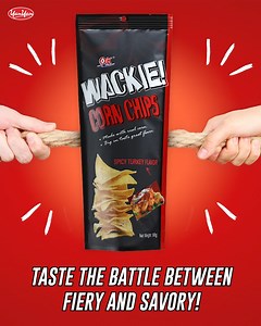 You’re the sure winner in the sensational flavor of Wackie Spicy Turkey!  #WackieCornChips #Chips #SnackPH | Wackie Corn Chips | Facebook
