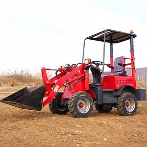[Hot Item] Mini Articulated Wheel 500kg Mini Wheel Loaders Mini Front End Loader Small Diesel/Electric Loader