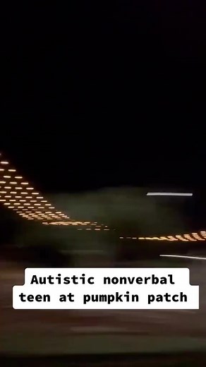 11K views · 73 reactions | Autistic nonverbal teen at pumpkin patch...