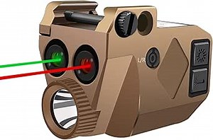 Laser Light Combo, 500 Lumens Red Green Sights With Weaponlight Tactical Strobe Handgun Lights