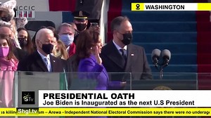 Kamal Harris sworn in as the first female vice president | បៃតង Green