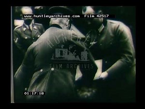 Signing Ceremony of French Surrender to Germany, 1940s - Film 42517