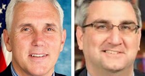 Eric Holcomb sworn in as lieutenant governor