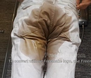 White Boxers And Pants Poop And Pee