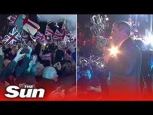 Celebrations take place as Britain leaves the EU on historic night
