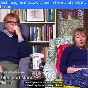 Giles and Mary always have the most strangest conversations 😂🙈 #Gogglebox | GoggleboxFanpage