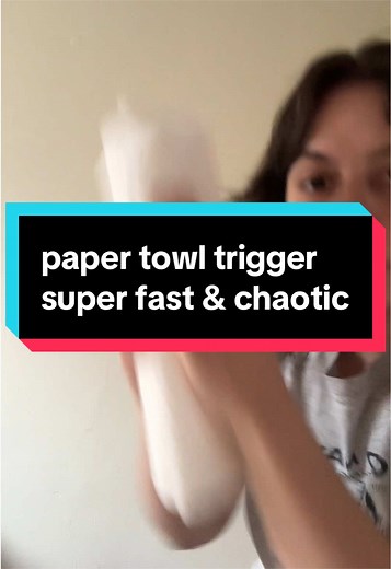 Fast & Chaotic Paper Towel ASMR Triggers