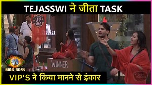 Recently contestants were allowed to win back the winning money in the task where #Tejasswi and Non-VIPs declared that #Tejasswi won this task but VIPs didn't agree to it. Watch The Video To Know More In Detail. | Telly Masala