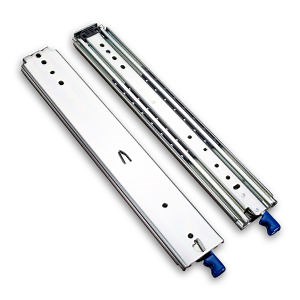 [Hot Item] Heavy Duty Drawer Slides with Lock Full Extension Locking Ball Bearing Side Mount Glides Runners Cabinet 227kg Load Capacity