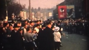 In 1967 Skelmersdale United FC played at Wembley for the first time in the FA Amateur Cup Final. The match was a draw but the entire town came out to celebrate anyway! Thank you to Cerys Smye-Rumbsy for the kind donation of this footage. Some very familiar landmarks here and do let us know if you see anyone you know, I'd particularly like to know who the absolute LAD who climbed on top of the roof to see the parade is. | Skelmersdale Heritage Society