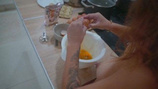 Swedish College Coed Bakes Cake Then Wild Dorm Room Fuck