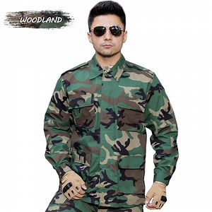 [Hot Item] Woodland Tactical Uniform Rip-Stop Outdoor Sports Clothes
