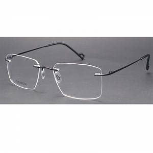 [Hot Item] Rimless Executive Optical Glasses Beta Titanium Frame Titan Metal Eyeglasses Eye Glasses Frames for Men