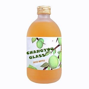 [Hot Item] 200ml/375/500ml 750ml Juice Milk Liquor Syllabub Whisky Posset Vodka Brandy Kumiss Glass Wine Bottle with Caps