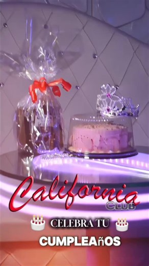 🥂 Haz de tu cumpleaños una noche legendaria. Reserva con nosotros y vive la experiencia. 🖤 | California Club