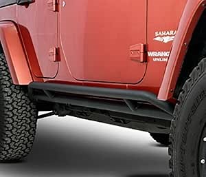 EAG Rock Sliders Fit for 07-18 Wrangler JK 4 Door Rocker Guard Body Armor