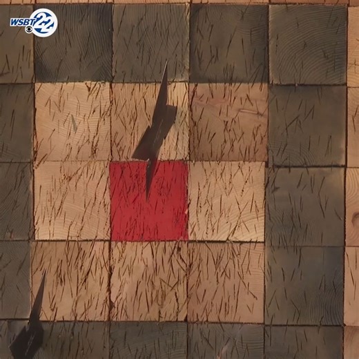 #ICYMI: Ninja Golf held a grand opening Saturday for their throwing star challenge after a ban on throwing stars in Indiana was reversed. Read Full Story: https://bit.ly/3TjoapP | WSBT-TV