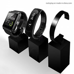 [Hot Item] Black Perspex Smart Wrist Watch Display Stand with C Rack