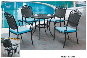 [Hot Item] Hot Selling High Quality Cast Outdoor Furniture Suitable for Swimming Pool and Dining Room