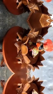 Laddu gopal bed & singhasan 🔥 Krishna craft #LadduGopal #krishna #trending #kanhaji #bhagti | Wood working designs