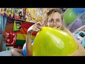 NON-POP BALLOON Inflation TUFTEX 17 Inch LOONER GIRL Inflates and Deflates 17" BALLOONS No Popping