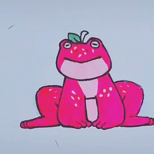 Strawberry frog