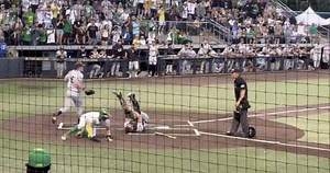 UPDATE: Oregon, Utah Valley Home Plate Collision Leads To Social Media Frenzy. NCAA Provides Weird Explanation